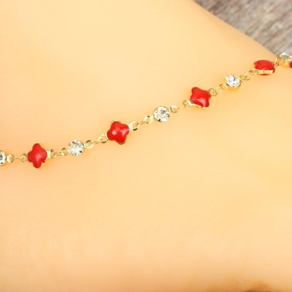 "Elegant Handmade Anklet – Delicate Jewelry for Women, MAR091766 - Picture 1 of 10